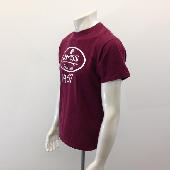 JMSS Panthers Medium Red Cotton Short Sleeve T - Picture 7 of 7